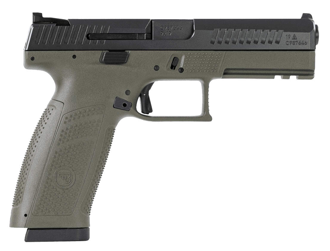CZ P-10 F OD Green 9mm 4.5" barrel