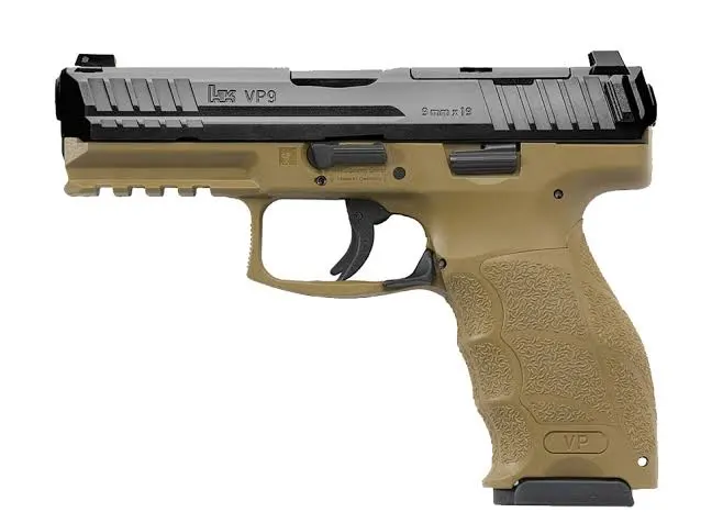 H&K VP9 FDE 9mm 4" barrel