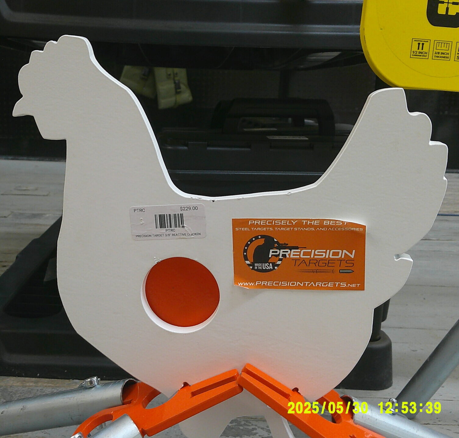 Precision Target Chicken 3/8" thick 14" Tall