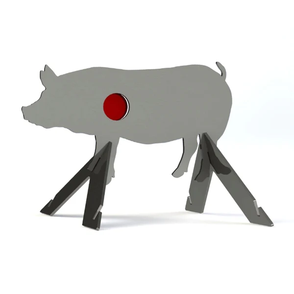 Precision Target Reactive Boar 3/8" w/stand
