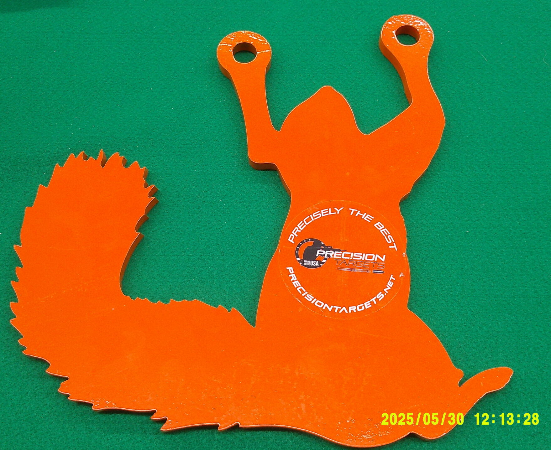 Precision Target Squirrel Gong 3/8" thick 9" Tall