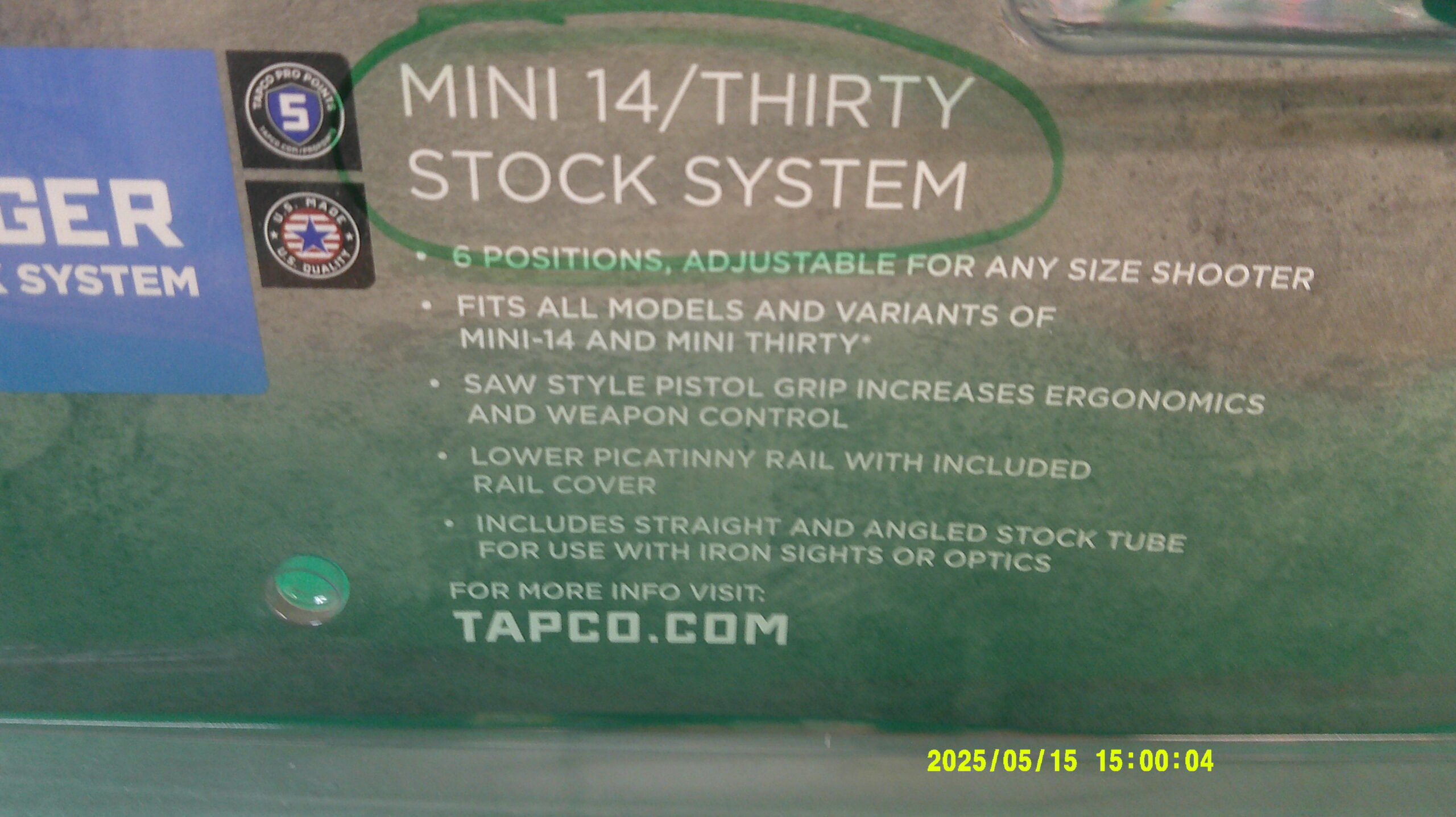 Tapco Intrafuse Mini 14/Mini Thirty Stock System - Image 2