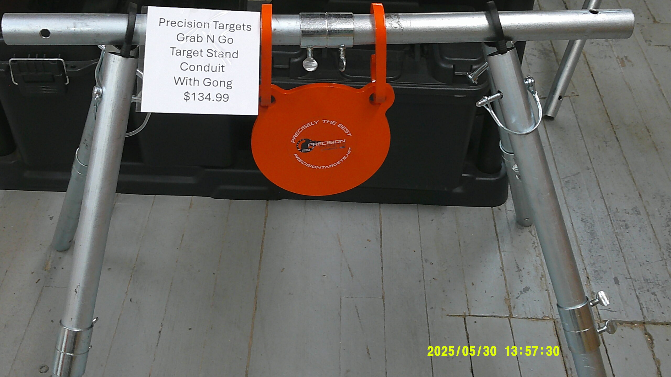 Precision Target Grab and Go Target Stand with 1/4" Gong
