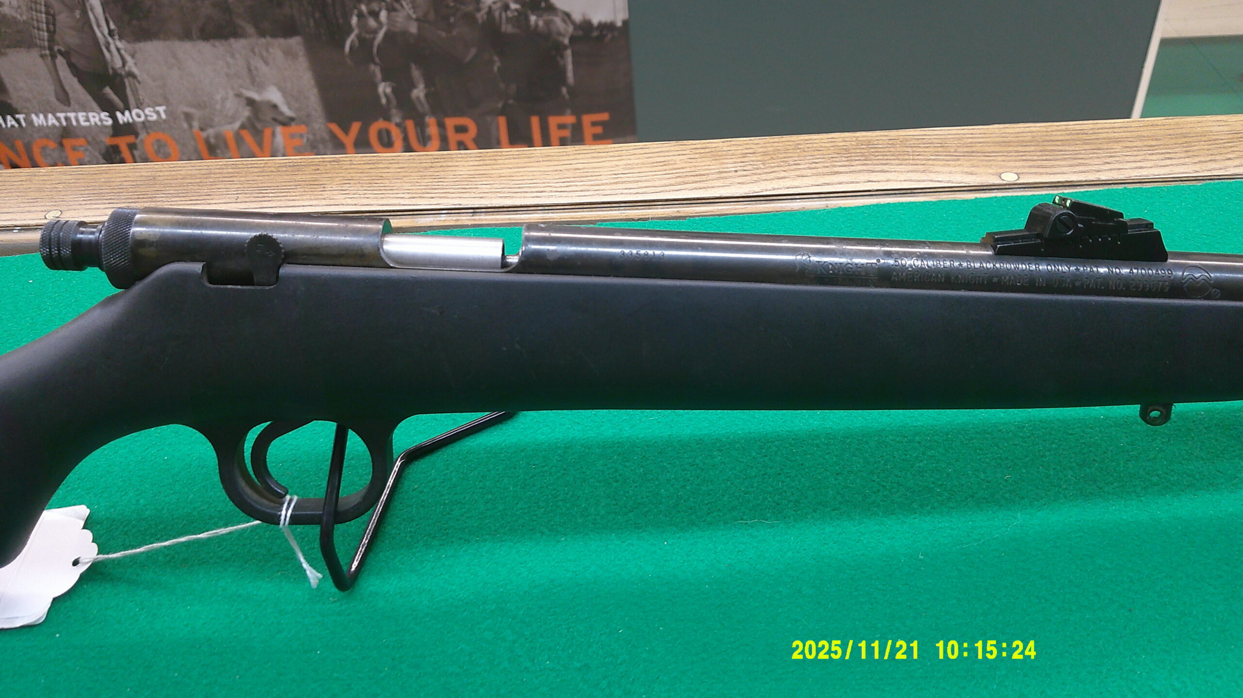Used Knight Inline BLK 50 Cal 23" Barrel - Image 2