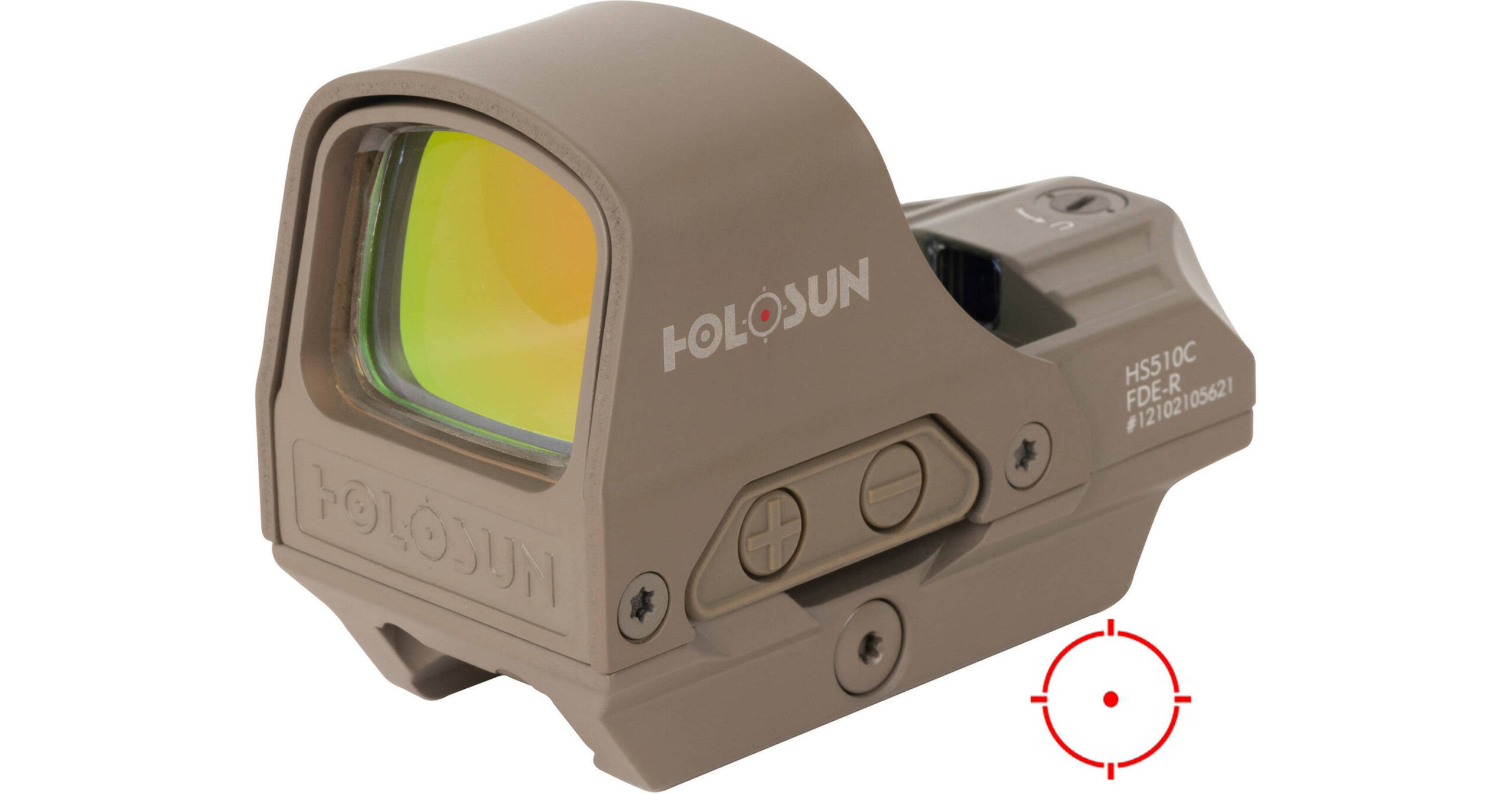 Holosun HS510C-FDE-R 2 MOA Red Dot