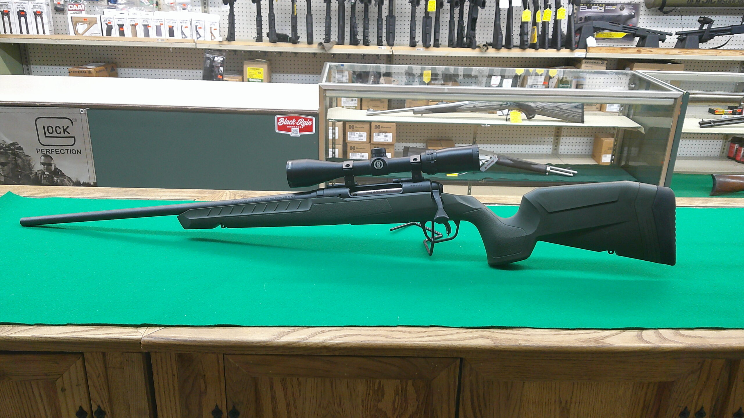Used Savage Axis 2 LH XP 270 Win 22" Barrel W/Bushnell Banner 3-9x40 Scope