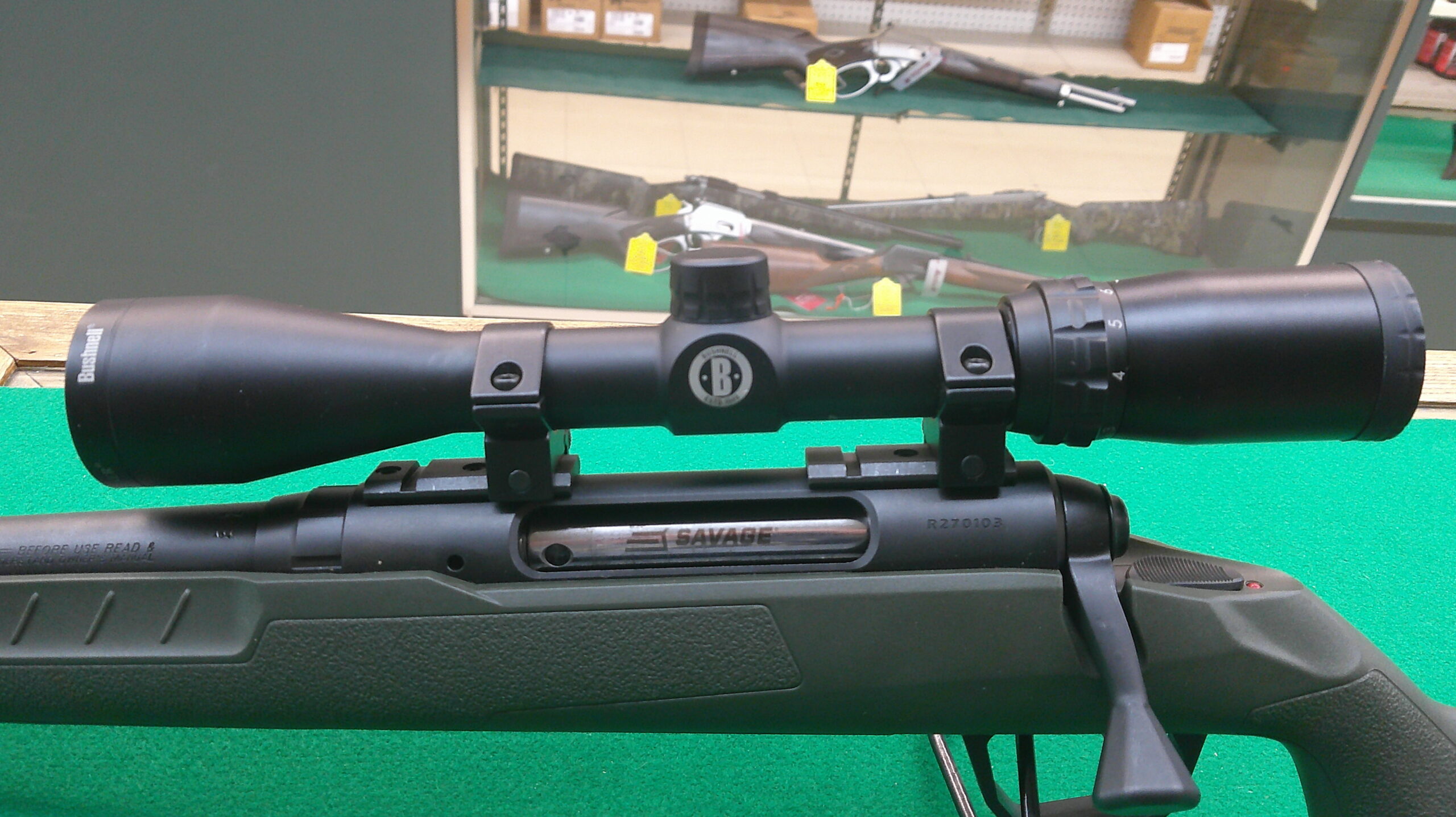 Used Savage Axis 2 LH XP 270 Win 22" Barrel W/Bushnell Banner 3-9x40 Scope - Image 2