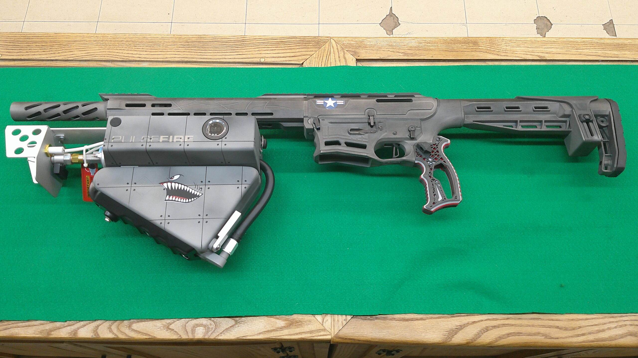 Citadel Boss-25 12 Ga 20" Barrel W/Under barrel flamethrower
